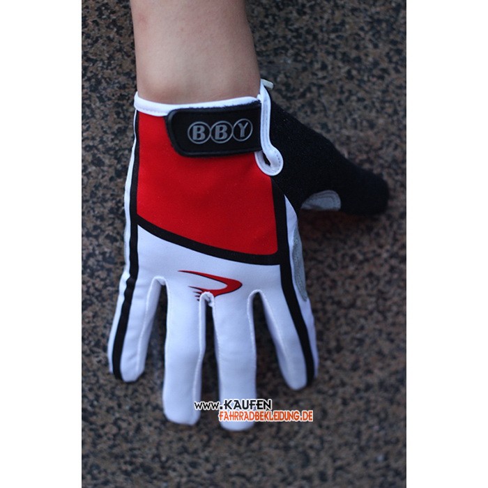 2020 Pinarello Lange Handschuhe Wei Rot